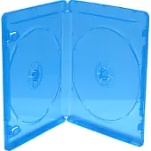 MediaRange Zubehör CD-/DVD-Rohlinge, Blu-ray-kotelo, 2 levyt, Sininen, Muovi, 120 mm, RoHS (BOX38-2-50)