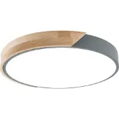 Näve Led Borneo, Alumiini/harmaa/sinkki, Olohuone/ruokailutila, Puu, Moderni