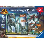 Ravensburger - Puzzle T-Rex Jurassic World 3x49 kpl