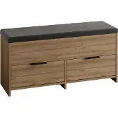 CALICOSY Kenkäkaappi Cove Shoe Bench, ruskea