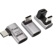 Equip 133478, USB C, USB C, Musta, Harmaa
