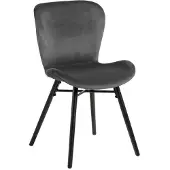 Ebuy24 2 tuolin sarja Actona Batilda A1, harmaa