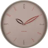Karlsson seinäkello Petals warm grey KA6012WG