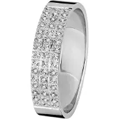Kohinoor valkokultainen Nova 4.5 mm timanttisormus 033-614V-22-175