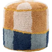 Bloomingville Kio Pouf - Blue - 35X40CM