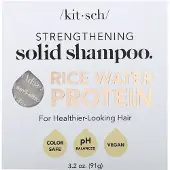 Raw Organic KITSCH Strengthening Solid Rice water protein Shampoo 91g
