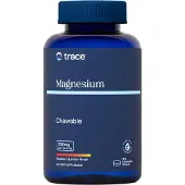 Trace Minerals Magnesium purtavaksi, Vadelma Sitruuna - 30 purutablettia