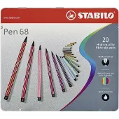 Stabilo Pen 68 Arty Tussi 20 Yksiköt