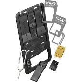SBS TEKITSIM31READ, SIM card adapter, Micro-SIM, Nano-SIM, Full-size SIM, Micro-SIM, 1 pc(s), 75 mm, 2 mm
