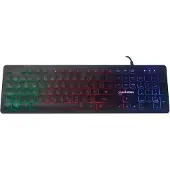 Manhattan 179485, Täysikokoinen (100 %), Langallinen, USB, RGB LED, Musta