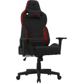 Sense7 Sentinel fabric chair black and red