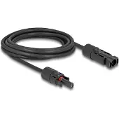 DeLOCK 88211, Kaapeli, Vapaasti seisova, Musta, IP67, DL4, Naaras