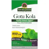 Natures Answer , Gotu Kola, 90 Kasvissyöjä Kapselia (475 mg per Kapseli)