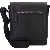 Jack kinsky Brisbane Crossbody-laukku Nahka 20 cm Musta