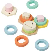 Classic World Wooden Shapes Matching Game
