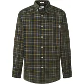 Pepe Jeans for man. PM308721 Max green shirt (S), Casual, Cotton, Long sleeve