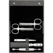 Zwilling Classic -manikyyrisetti 5-osainen, aitonahkainen, antrasiitti Manikyyrisetti 1 kpl
