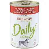 Almo Nature 6 x 400 g Daily Dog naudanlihaa märkäruokaa koirille