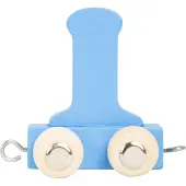 Small Foot - Wooden Letter Train Color - I