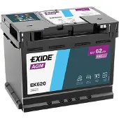 Exide Start-stop Agm Ek620 Agm-akku