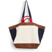 HAY Weekend Bag Organic laukku M Cream multi