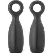 Bloomingville Martim Salt & Pepper Mill, Black, Rubberwood - Black - 45 ML
