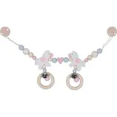 Goki Wooden Stroller Chain Horse with Clips