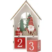 Bloomingville Edmund kalenteri päivämäärillä Punainen