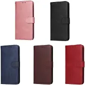 SKALO Xiaomi Redmi Note 13 Pro 5G PU-nahkainen Lompakkokotelo - Musta