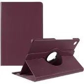 SKALO Samsung Tab A9+ 360 Litchi Suojakotelo - Violetti