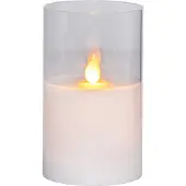 Star Trading 063-17 M-Twinkle 7,5X12,5CM LED-Kynttilä, valkoinen