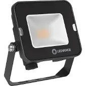 Ledvance LED Valonheitin Kompakti Musta 10W 900lm 100D - 830 Lämmin Valkoinen | IP65 - Symmetrinen | Vedenkestävä