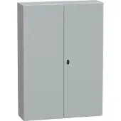 Schneider Electric ELECTRIC SPACIAL S3D SEINÄKAAPPI METALLI, 1400X1000X300 KXLXS, IP55, RAL7035, ASENNUSLEVY (NSYS3D141030DP)