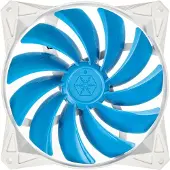 Silverstone 140 x 140 x 25mm, FQ141 PWM-laitetuuletin, sini-valkoinen