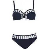 Sunflair Bikini laivastonsininen / valkoinen