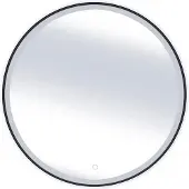 Eltap Peili LED-valolla Divissi L, 60x60x3cm, musta