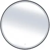 Eltap Peili LED-valolla Divissi L, 80x80x3cm, musta