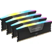 Corsair 96GB (4 x 24GB) Vengeance RGB, DDR5 6000MHz, CL30, 1.40V, musta/harmaa