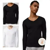 Ysabel Mora Long Sleeve Base Layer Musta L Mies