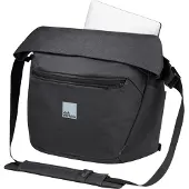 Jack Wolfskin Mainkai Lähettilaukku 38 cm Kannettavan tietokoneen taskun syvyys Musta