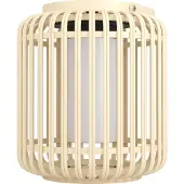 Eglo Marliano-LED-lyhty, korkeus 24 cm, vaalea puu, puu Marliano, himmennettävä, Vaalea puu, Puu, Kartano/rustiikki