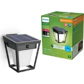 Philips LED-ulko Nissa UE, muovi, IP44, Musta, Synteettinen materiaali, Moderni