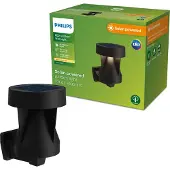 Philips LED-ulkoseinävalaisin Avery, musta, IP44 Avery, Musta, Synteettinen materiaali