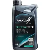 WOLF Vaihteistoöljy 1053178 OFFICIALTECH 75W-85 FE LS GL 5, 1 litra