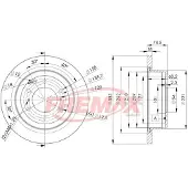 FREMAX Jarrulevy (1kpl) BD-7114