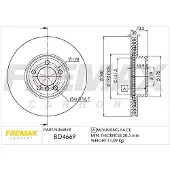 FREMAX Jarrulevy (1kpl) BD-4669