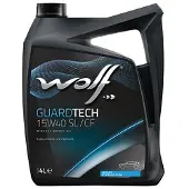 WOLF Moottoriöljy 8300219 GUARDTECH 15W40 SL/CF, 5 litraa