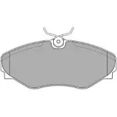 FREMAX Jarrupalasarja (4kpl), levyjarru FBP-1272