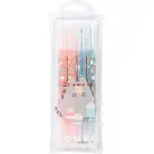 Pusheen - Foodie collection double-sided markers / pens set of 4