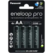 Panasonic Bk-3hcde/4be 2500mah Ladattava Paristo 4 Yksiköt